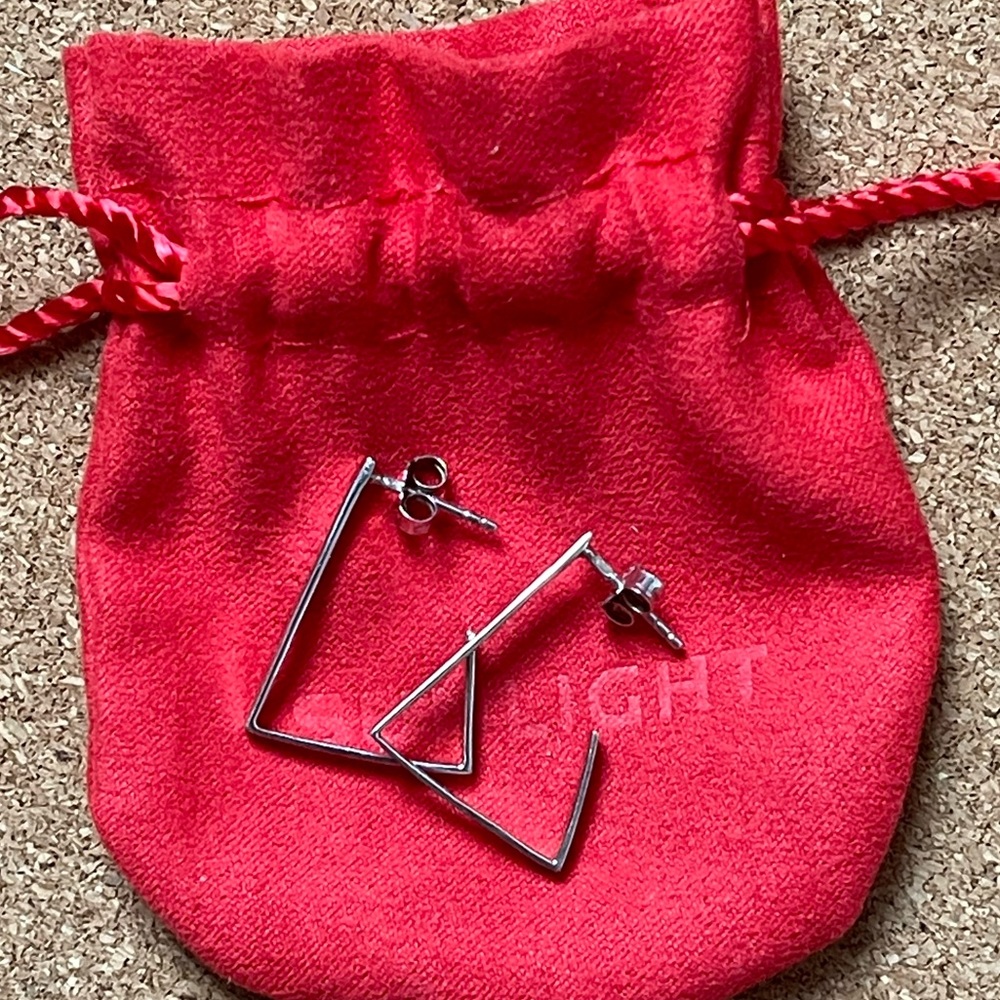 Silver earrings #925